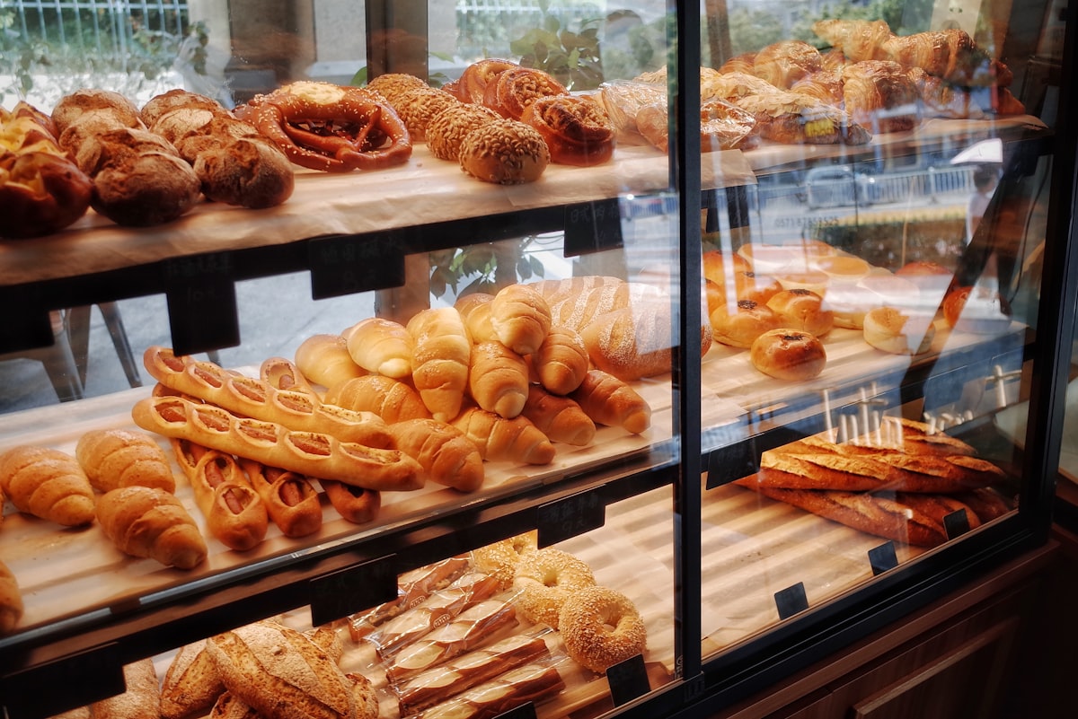 Fresh butter bread