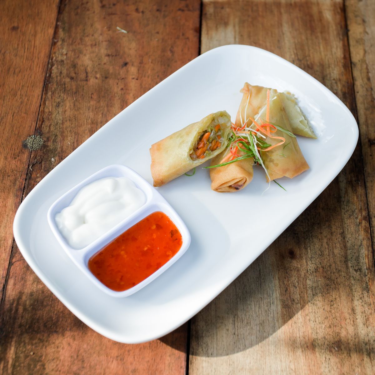 Crispy spring rolls